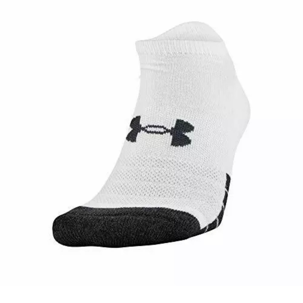 Unisex Under Armour Adult 6PK Performance Tech No Show S